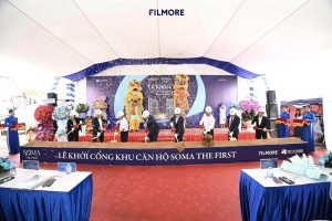 Nghi thức động thổ và múa lân tại lễ khởi công khu căn hộ SOMA The First ngày 30/9/2026
