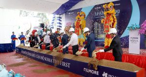 Lễ khởi công dự án căn hộ tại Đồng Nai SOMA The First với nghi thức múa lân và xúc cát